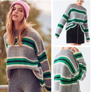 Urban Outfitters Oversize Stripe Boyfriend Sweater
